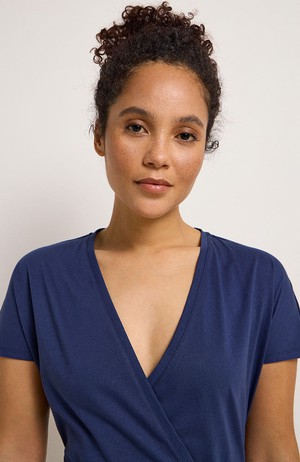 Wrap dress night blue from Sophie Stone