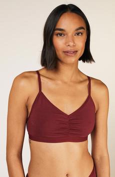 Soft Bra Burgundy via Sophie Stone