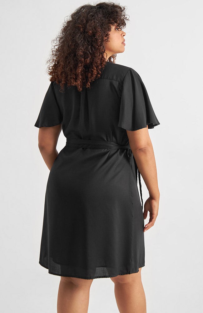 Kungsham wrap dress black from Sophie Stone