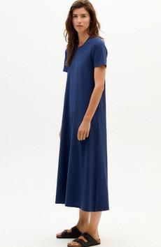 Blue night hemp oueme dress via Sophie Stone