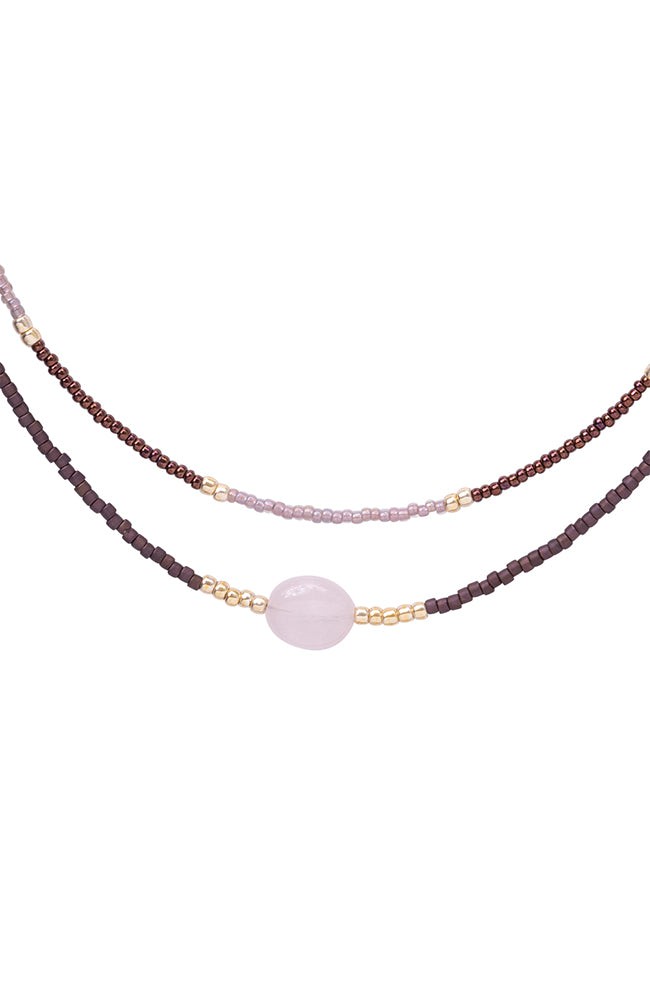 Devotion Rose Quartz necklace from Sophie Stone