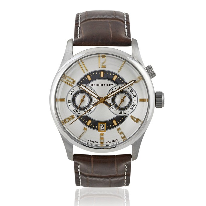 Brix + Bailey Stainless Steel Quartz Watch 40mm from Sostter