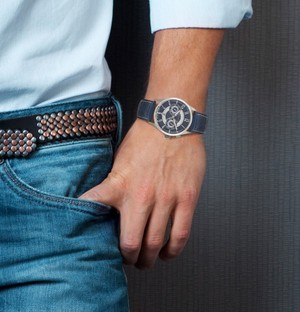 Brix + Bailey Heyes Navy Chronograph Automatic Watch from Sostter