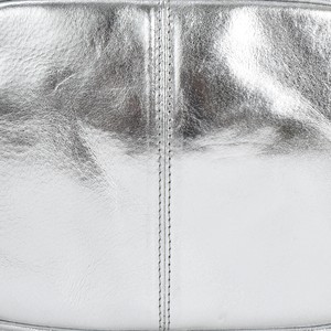 Silver Leather Multi Section Purse from Sostter