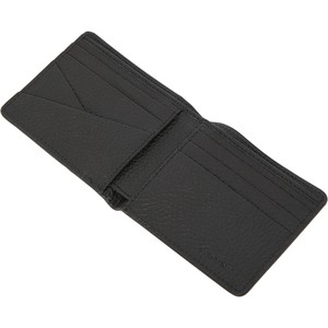 Men's Black Leather Wallet - Sustainable, Compact Design from Sostter
