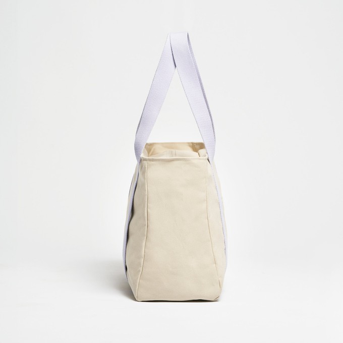 Yoga Tote - Sand/Lavender from Souleway