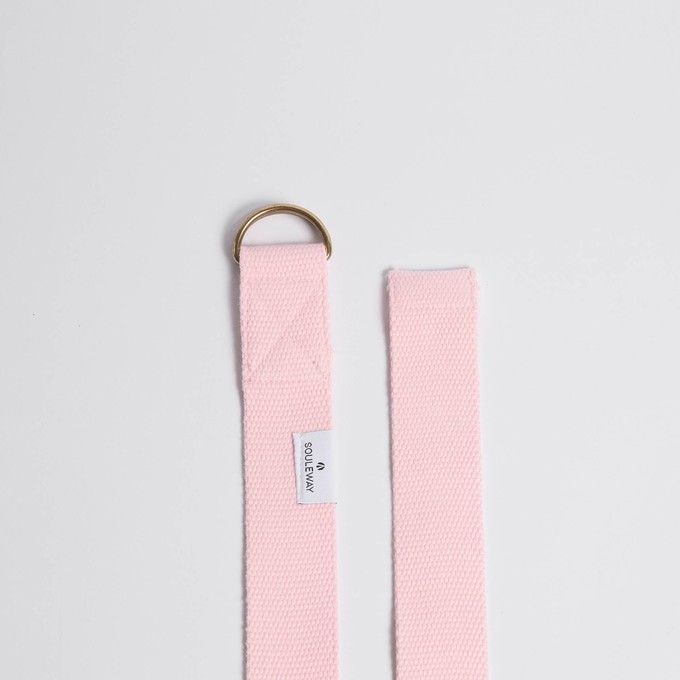 Yoga Strap - Blush Pink from Souleway