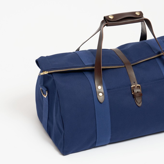 Foldtop Weekender - Navy Blue from Souleway