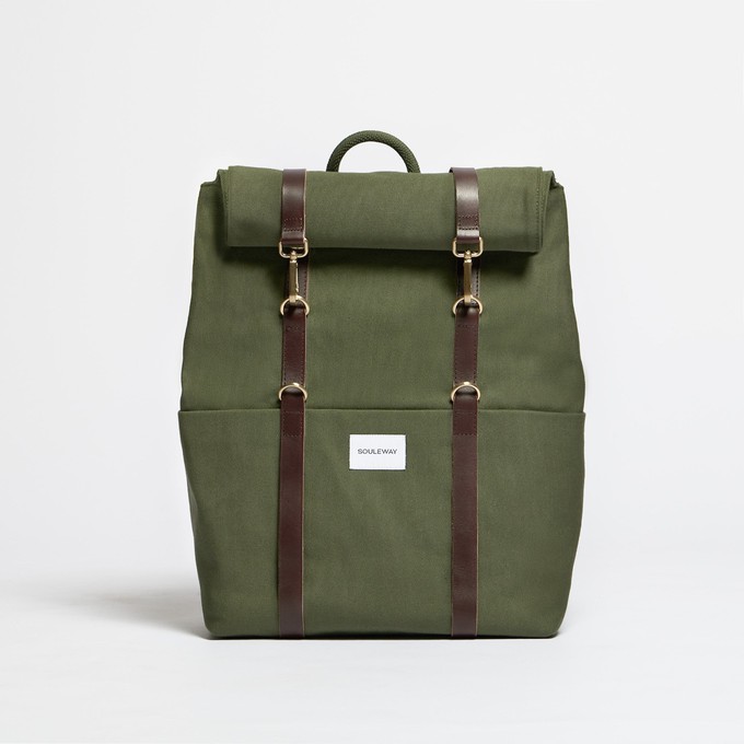 Premium Backpack - Dark Olive from Souleway
