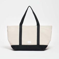 Beach Bag - Sand/Black via Souleway