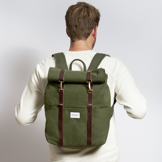 Premium Backpack - Dark Olive from Souleway