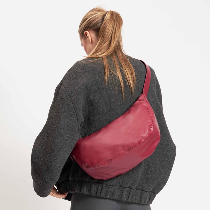 Half Moon Bag - Cherry Red from Souleway