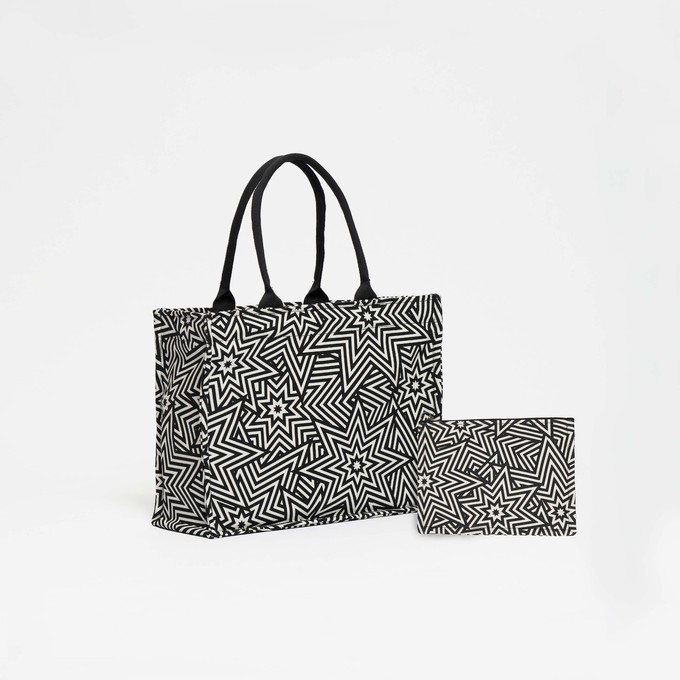 SbS Tote Bag L Set - Star Explosion Black from Souleway