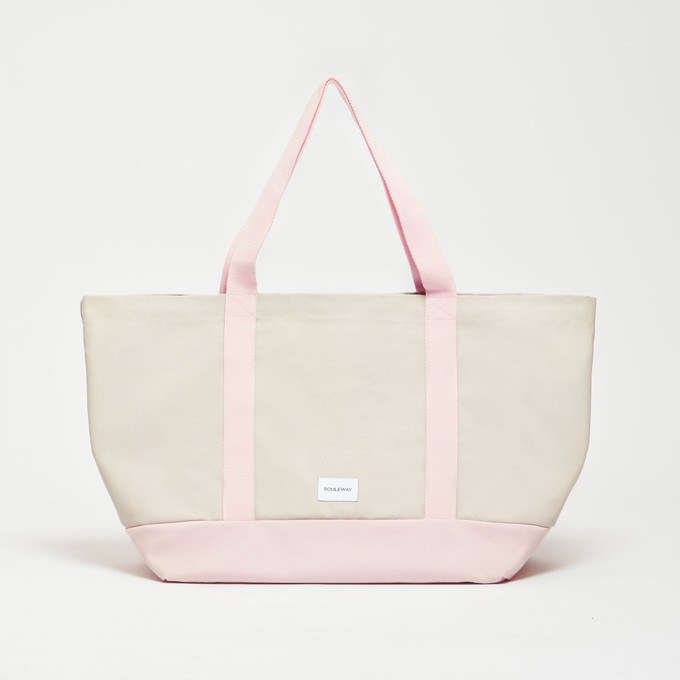 Beach Bag - Sand/Pink from Souleway