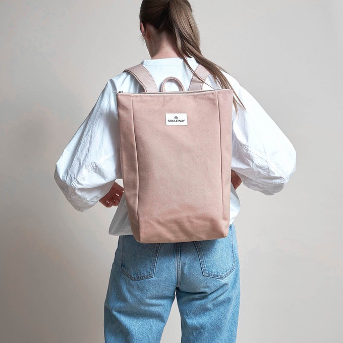 Simple Backpack L - Rose Champagne from Souleway