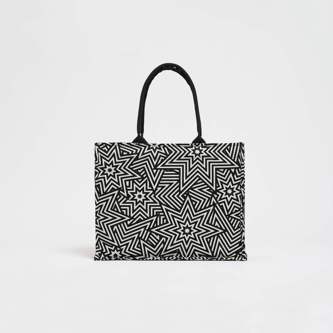 SbS Tote Bag L - Star Explosion Black from Souleway