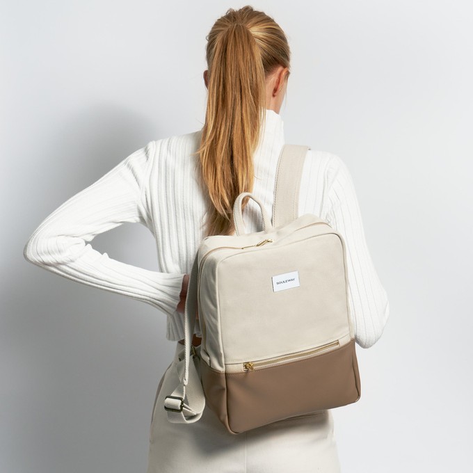 Daypack Two-Tone - Sand/Mocha from Souleway