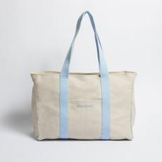 Yoga Tote - Sand/Blue via Souleway