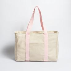 Yoga Tote - Sand/Pink via Souleway