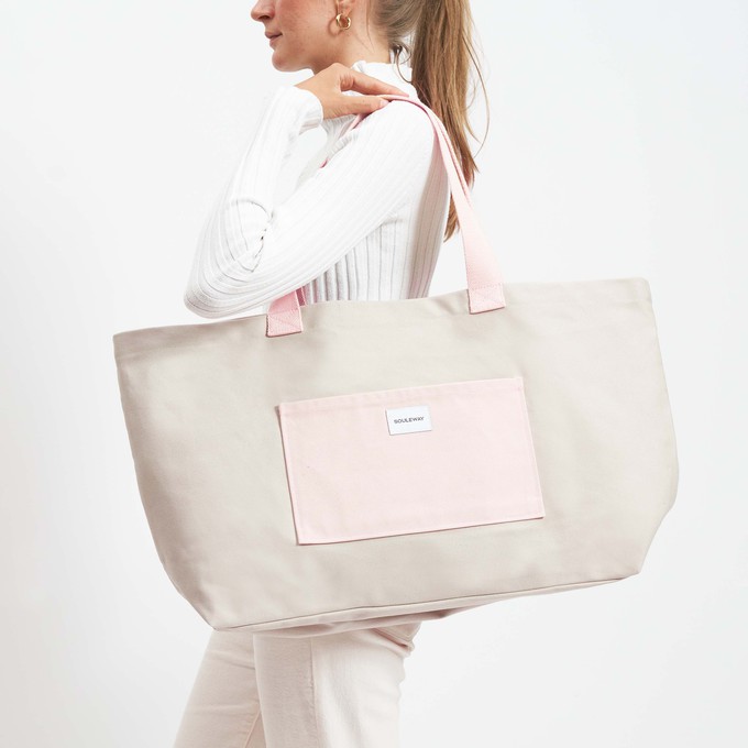 Shopper - Sand/Pink from Souleway