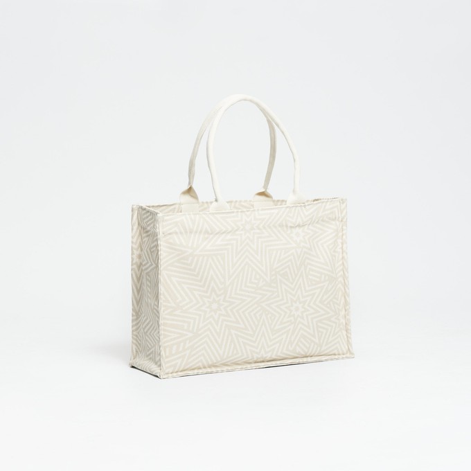 SbS Tote Bag L Set - Star Explosion White from Souleway