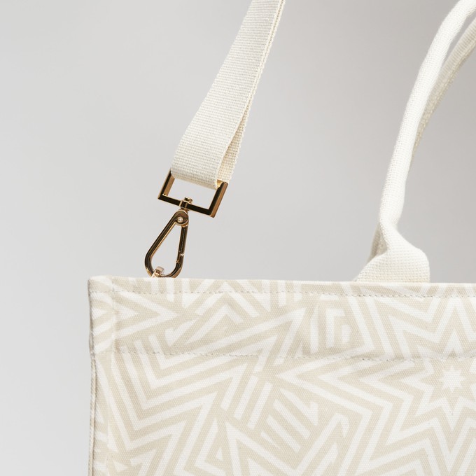 SbS Tote Bag L Set - Star Explosion White from Souleway