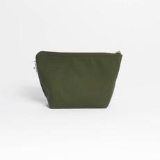 Cosmetic Bag - Dark Olive via Souleway