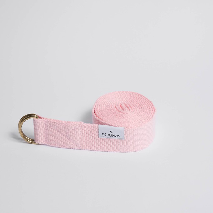 Yoga Strap - Blush Pink from Souleway