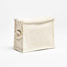 SbS Toiletry Bag L - Star Explosion White via Souleway