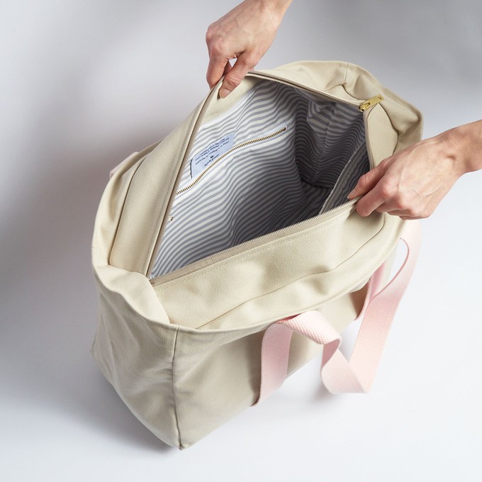 Yoga Tote - Sand/Pink from Souleway