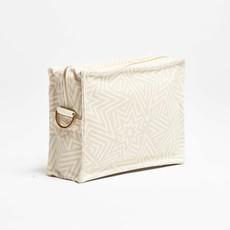 SbS Toiletry Bag M - Star Explosion White via Souleway
