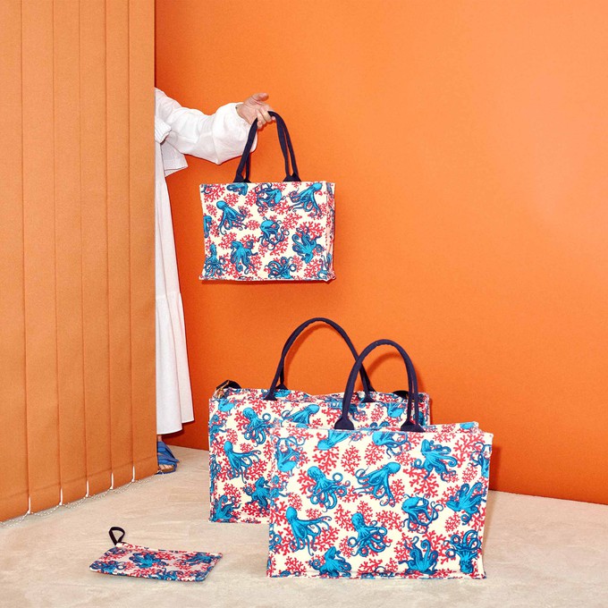 SbS Tote Bag L Set - The Octopuses from Souleway