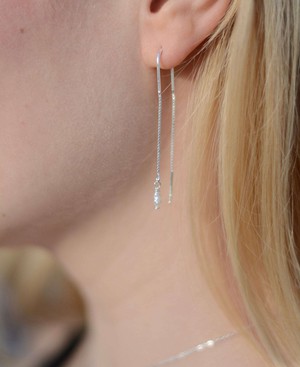 WATASENIA PEARL THREADER EARRINGS from squïd studios
