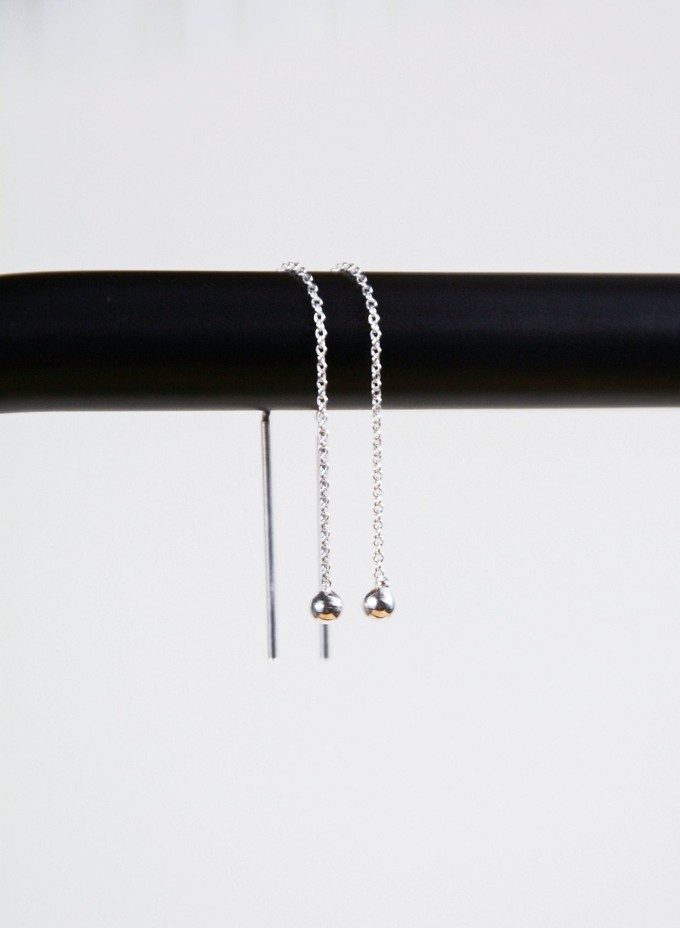 DANAE THREADER EARRINGS from squïd studios