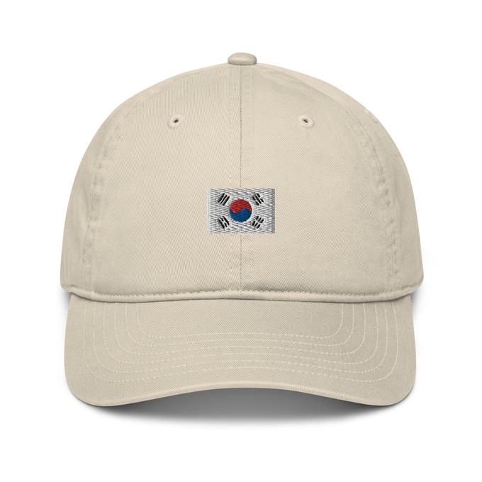 KOREAN FLAG BEIGE DAD HAT
