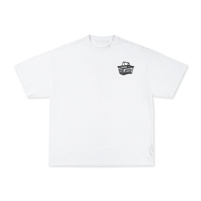 CONVENIENT WHITE TEE from SSEOM BRAND
