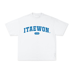 ITAEWON BLUE T-shirt from SSEOM BRAND