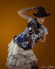 Blue Scrunchie Bunch via Stephastique