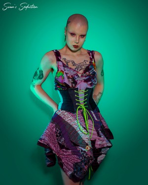 Delightful Denim Corset (Rental) from Stephastique