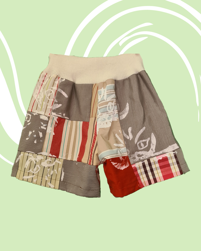 Cheeky Patchwork Shorts from Stephastique