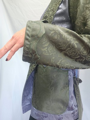 Upcycled Jacquard Kimono Jacket from Stephastique