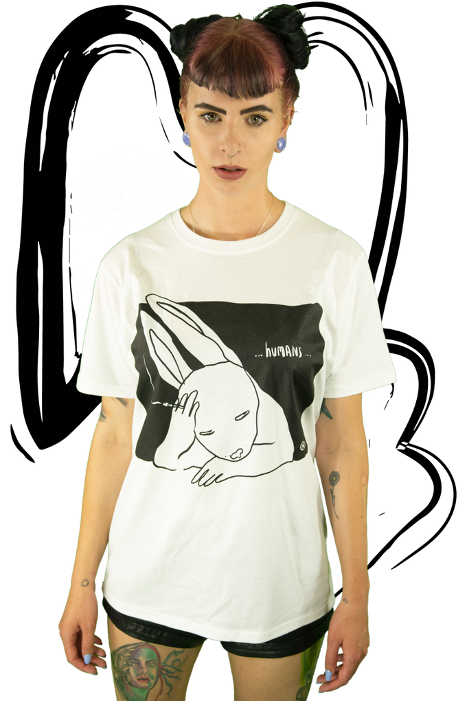 T-Shirt Humans WHITE from Stephastique