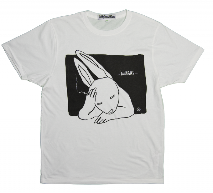 T-Shirt Humans WHITE from Stephastique