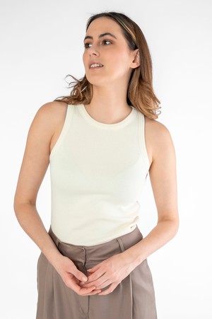 Tank top made of organic cotton off-white from STORY OF MINE