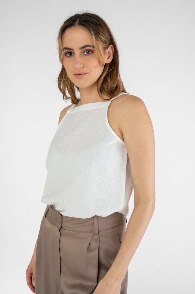 Light top with thin straps white from STORY OF MINE