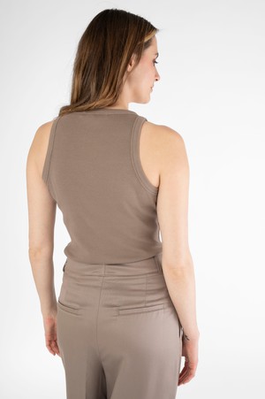Tank top made of organic cotton, light brown from STORY OF MINE