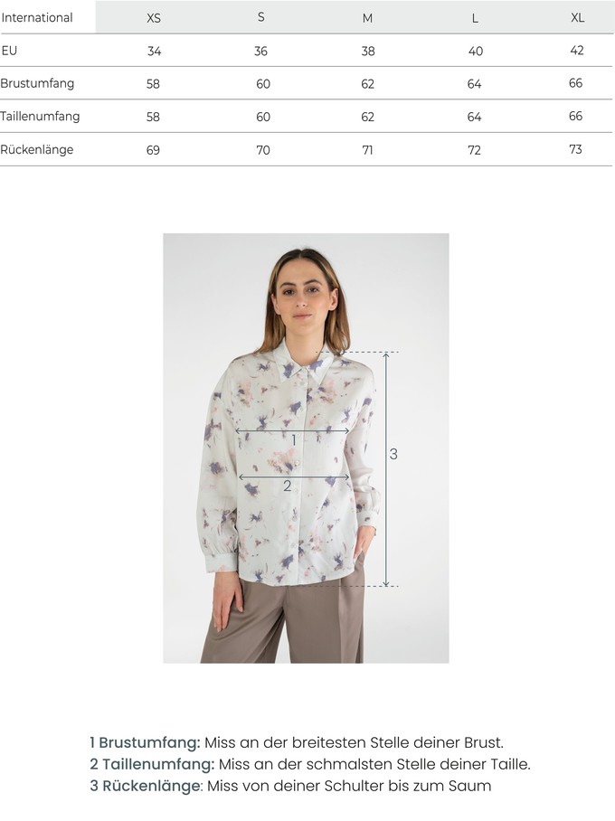 Print blouse made of Tencel from STORY OF MINE