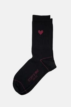 Socken mit Herz schwarz via STORY OF MINE