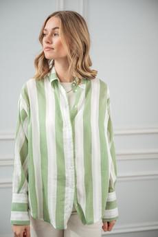Blouse with stripes via STORY OF MINE