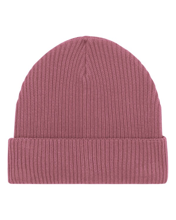 Organic Fisherman Beanie Dim Pink from Stricters